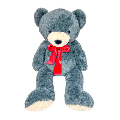 playpop Jumbo Grey Bear Plush (65cm)