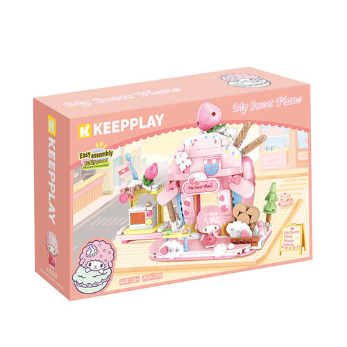 Qman Keepplay My Sweet Piano Strawberry Cake Shop