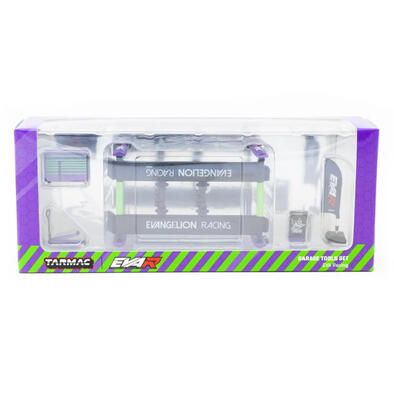  Tarmac Works 車仔 1/64 Eva Racing 維修車房工具套裝
