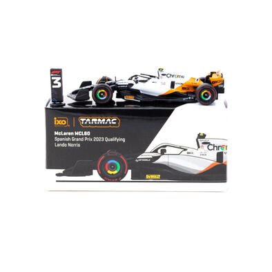 Tarmac Works 車仔 1/64 Mclaren Mcl60 Spanish Grand Prix 2023 Qualifying#4 Lando Norris