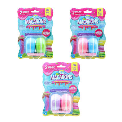 Slimy Macarons 2 Color X 50G Blister Card - Assorted