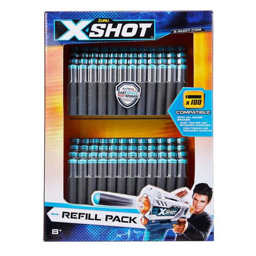 X-Shot 100 Darts Refill Pack
