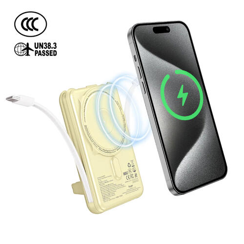 (特別訂購)XPower x Sanrio Pompompurin M10C+ 6合1 10000mAh多功能迷你20W PD3.0+磁吸無線快充移動電源