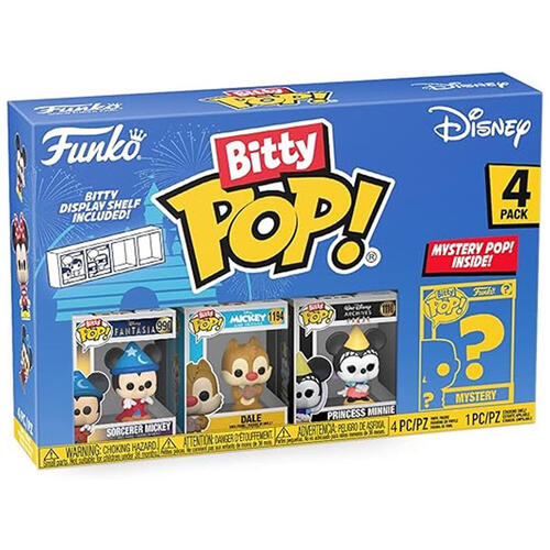 Funko Bitty Pop! Disney- Sorcerer Mickey (4 Pack)