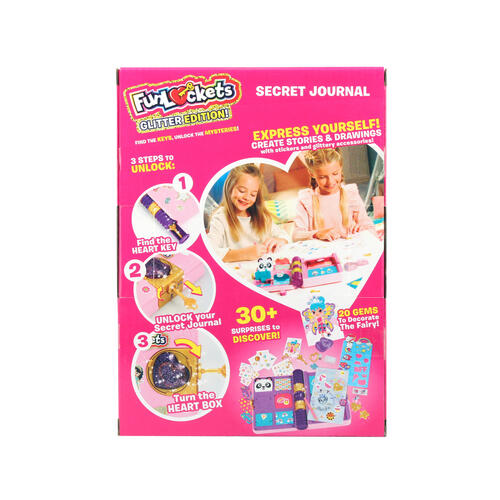  FunLockets Secret Journal Glitter Edition