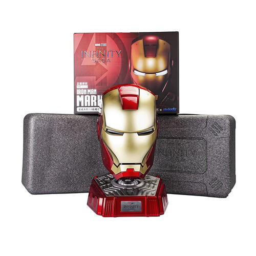 Marvel 1:1 Collectible Iron Man MK7 Wearable Helmet With Bluetooth Speaker
