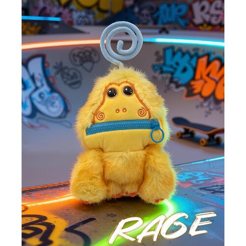 Nomster Nom Bad Mood Series Sound Plush Keychain - Blind Box (1 Pc)