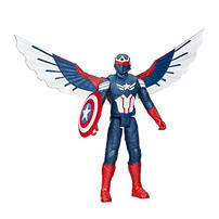 Marvel Studios Captain America Brave New World, Titan Hero Series Deluxe Captain America