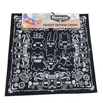 Fuggler Paisley Pattern Carpet - Black