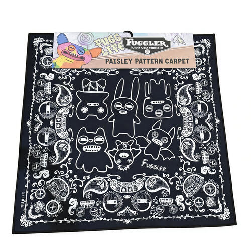 Fuggler Paisley Pattern Carpet - Black