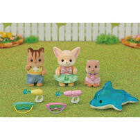 Sylvanian Families森林家族 幼稚園三人泳池歡樂套裝