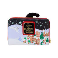 Loungefly Disney The Nightmare Before Christmas Journey To Christmas Town Zip Around Wallet
