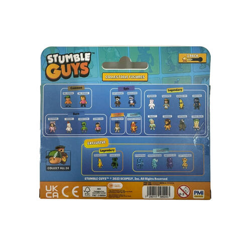 Stumble Guys Figures (3 Pieces) Single Pack - Assorted