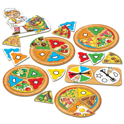 Orchard Toys Pizza, Pizza Colour and Shape Matching Game