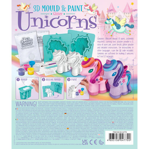 4M Mould & Paint 3D Unicorns