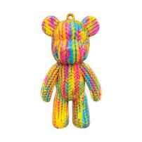 Pour Palz W4 Crochet Mini Paint Bear  - Assorted (1 Pc)