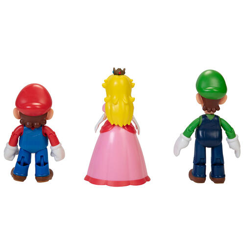 Super Mario超級瑪利奧 4" 蘑菇王國場景3件裝