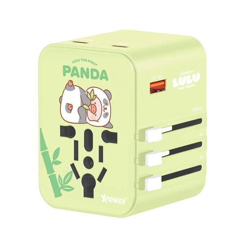 XPower x Lulu The Piggy TA3B 25W 4 Output PD 3.0/PPS Travel Adapter (Panda)