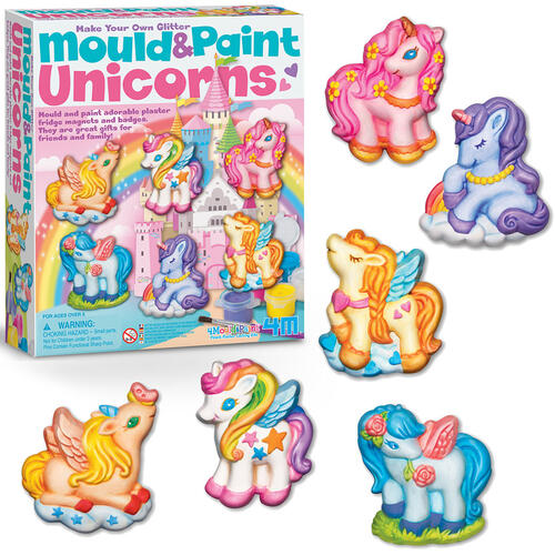 4M Mould & Paint / Glitter Unicorns