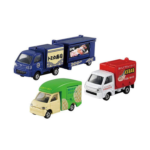 Tomica Food Truck 3 Cars Gift Set '25