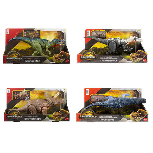 Jurassic World侏羅紀世界 狠鬥攻擊恐龍系列 - 隨機發貨