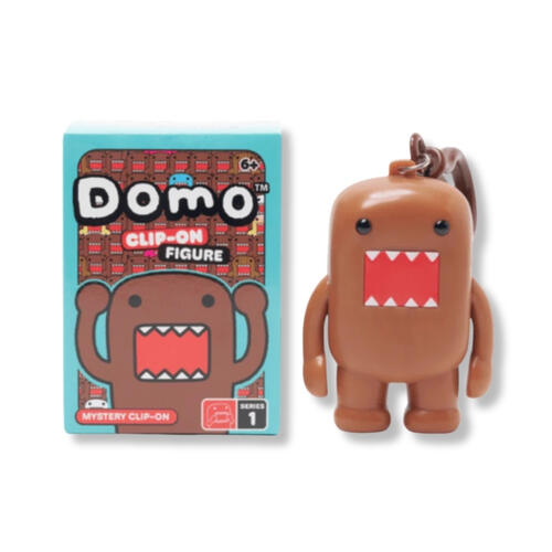 Domo Plastic Mystery Clip-On Keychain (3") - Blind Box (1 Pc)