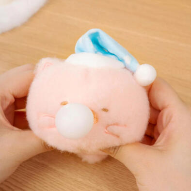 Lulu The Piggy Generic - Plush Keychain (Blowing Bubble Version)