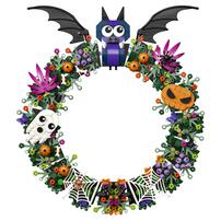 LEGO Halloween Wreath