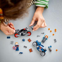 LEGO樂高漫威超級英雄系列 Black Widow & Captain America Motorcycles 76260