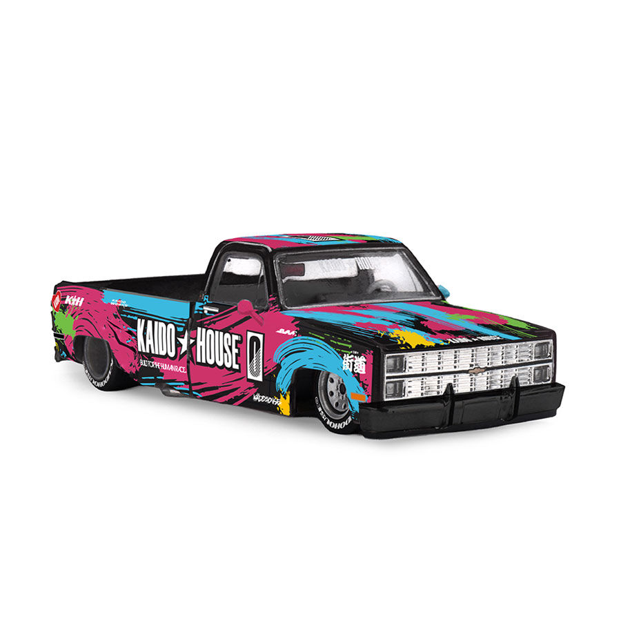 Pre-order) MINI GT Chevrolet Silverado Dually Kaido Splash V1