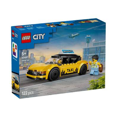 LEGO樂高城市系列 黃色的士 60487