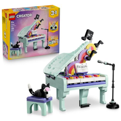 LEGO樂高創意系列 音樂裝飾鋼琴與貓咪 31392