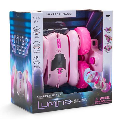 Sharper Image  Toy RC Flip Stunt LED - Pink