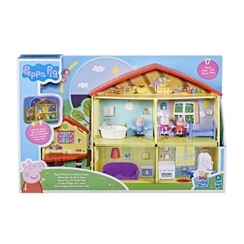 Peppa Pig Peppa House and Playgroup Bundle