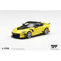 (網店預購) MINI GT Nissan Z VeilSide FFZ400 Ikazuchi Yellow/ Blister Packaging (預計2026年10月發貨)