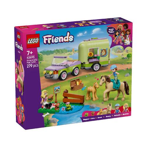 LEGO Friends Horse & Baby Foal Trailer 42695