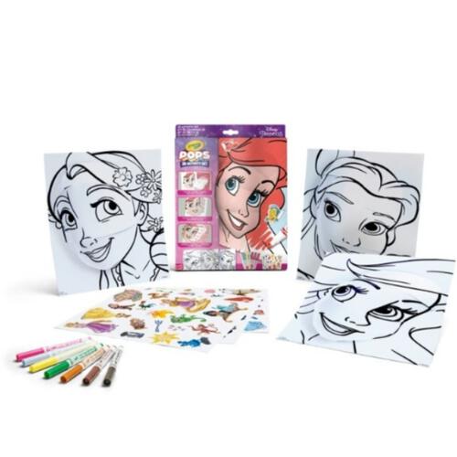 Crayola繪兒樂 迪士尼公主 3D Pops 填色活動套裝