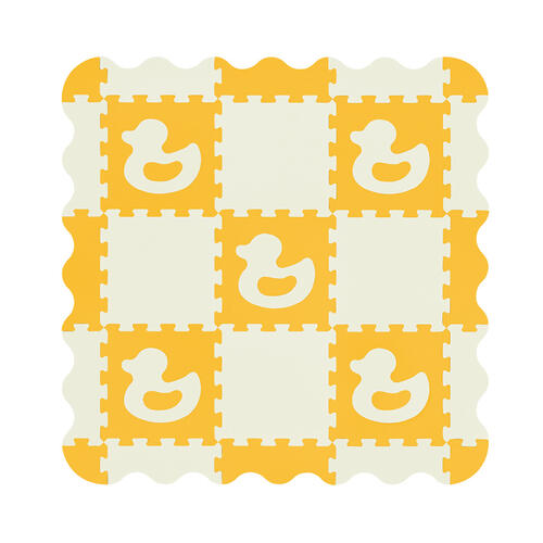 Baby Star 9塊裝動物併接遊戲地墊 - 黃鴨