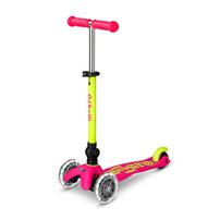 Micro Mobility 霓虹系列 摺合迷你滑板車 火烈鳥黃色