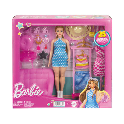 Barbie芭比 衣櫥套裝組合