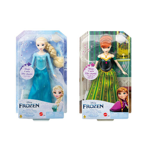 Disney Frozen迪士尼魔雪奇緣 音樂歌唱娃娃 - 隨機發貨