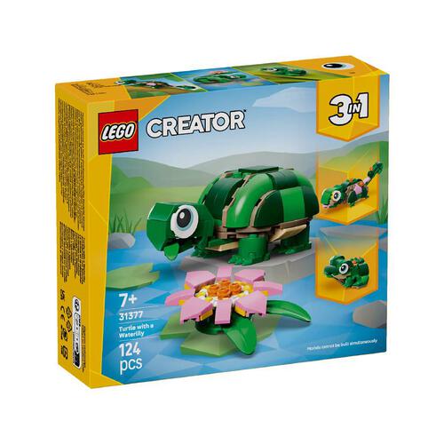 LEGO樂高創意系列 烏龜和睡蓮 31377