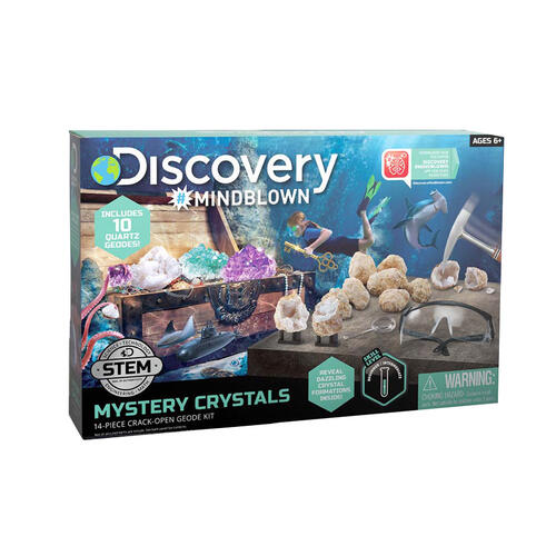 Discovery Mindblown Toy Mystery Crystals Geode Excavation Kit