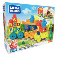 Mega Bloks 美高大積木字母學習火車