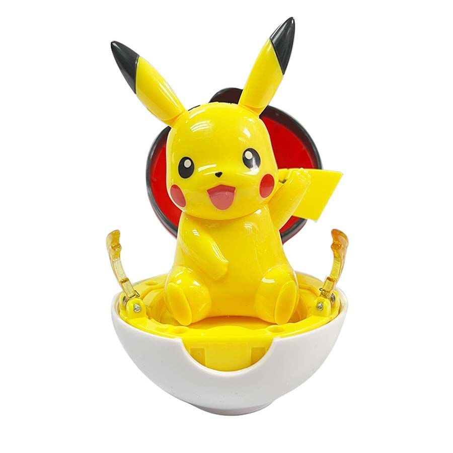 Pikachu pokeball toy top