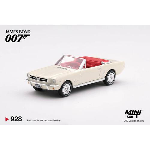 (Pre-order) MINI GT Ford Mustang Convertible 1964 &ldquo;Goldfinger&rdquo; / English Blister Packaging (Expected February 2027)