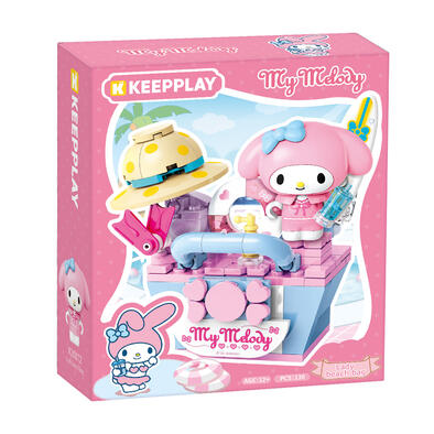Qman Keepplay Sanrio My Melody Pink Beach Bag