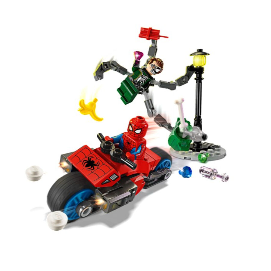 LEGO Marvel Super Heroes Motorcycle Chase Spider Man vs. Doc Ock 76275 Toys R Us Hong Kong Official Website
