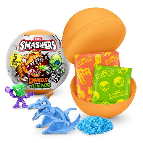 Smashers Dinos vs Aliens Planet Capsule Series 1 - Assorted (1 Pc)