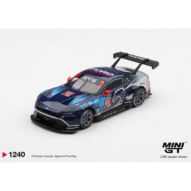 (Pre-order) MINI GT Ford Mustang Gt3 #65 Ford Multimatic Motorsports 2025 Imsa Daytona 24 Hrs Winner/ Blister Packaging (Expected September 2026)
